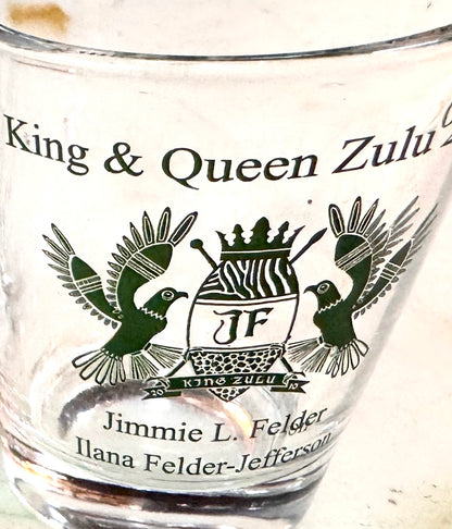 2010 Zulu King & Queen Shotglass (3) csbh