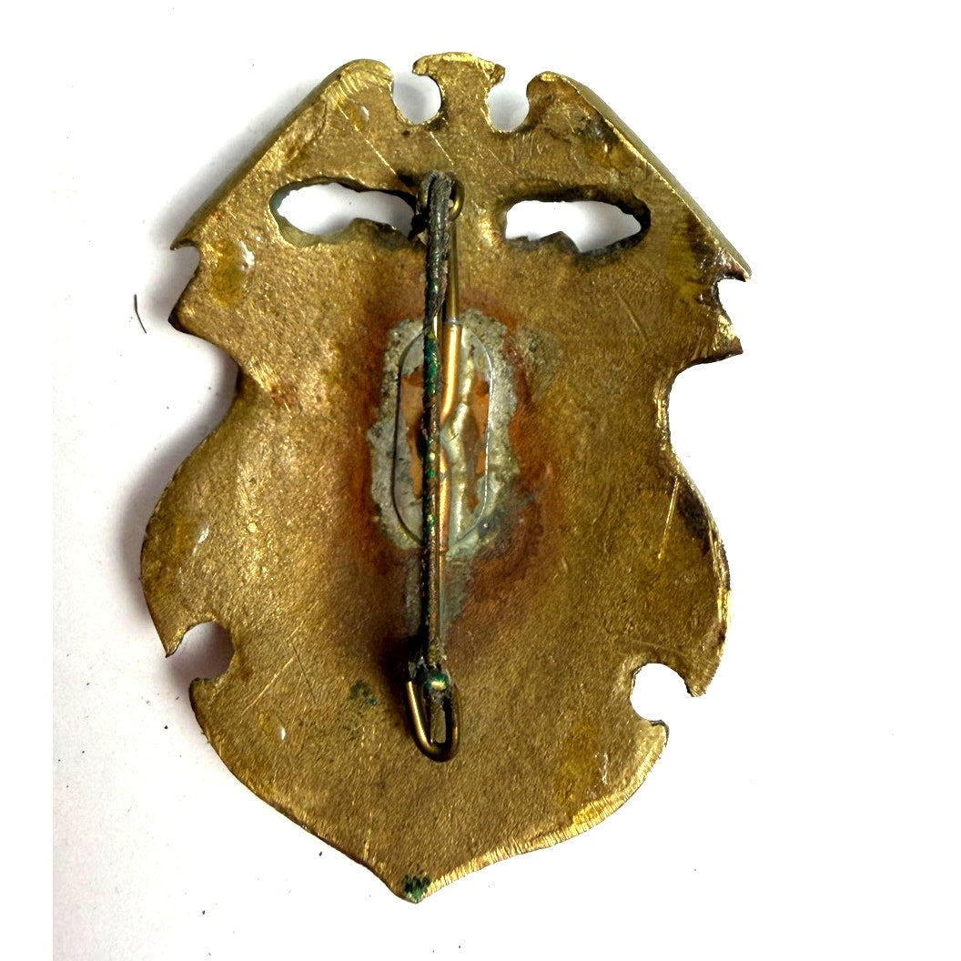 Vintage Wells Fargo Express Co. Special Agent Brass Pin Badge