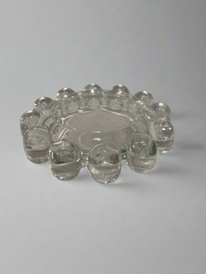 Vtg Boopie bubble glass ashtray