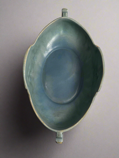 Roseville Iris Console bowl oval