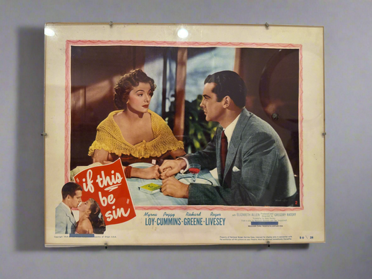 CSRR Vtg Poster 1950 “If this be Sin”