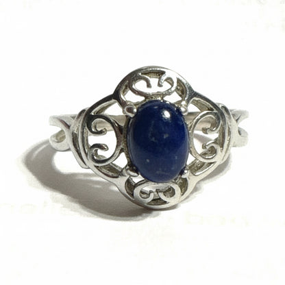 Vtg 925 Lapis Ring