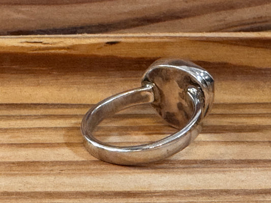 Alison Ford Metal, Algiers Point Artist. Moonstone Sterling Ring(2)