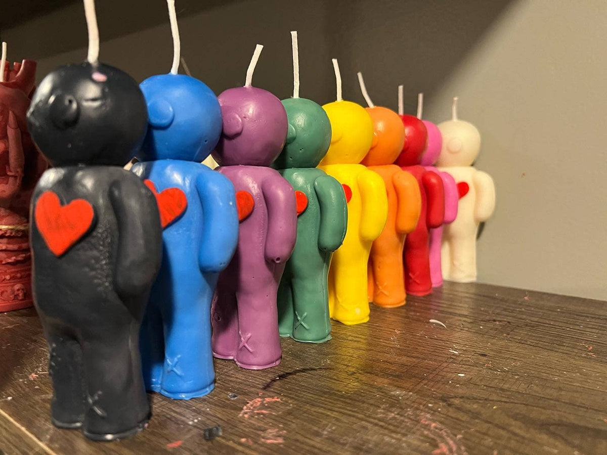 Voodoo Doll Candle