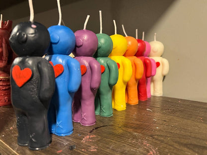 Voodoo Doll Candle