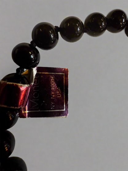 vtg Monet glass bead bracelet. csbh