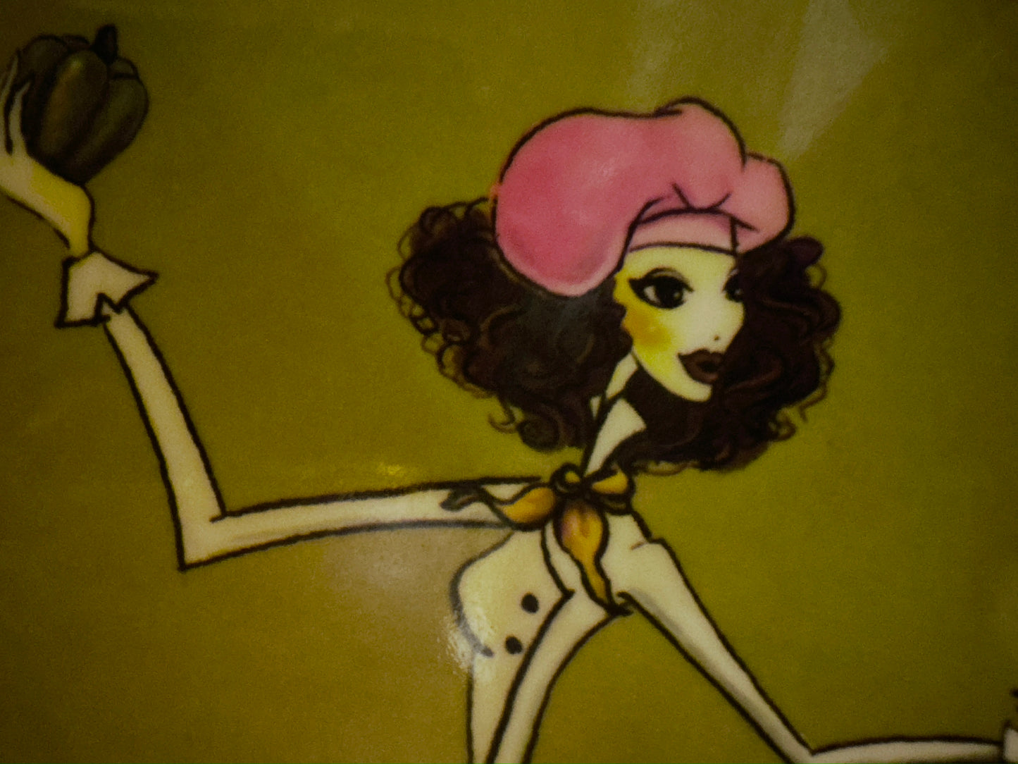 Vtg Chef Melamine Tray