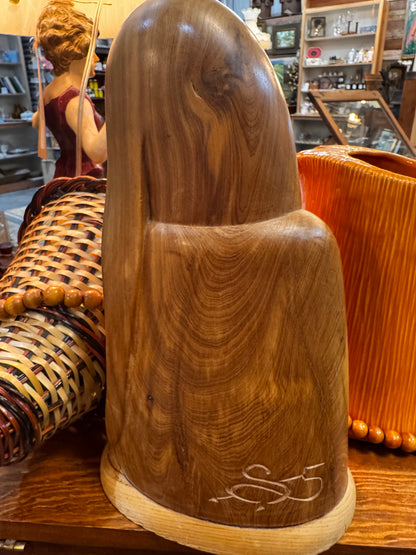 Carved Wood Spirit Bust CSBH