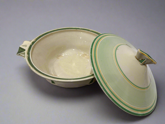 Vtg Crown Ducal Tureen w/ Lid