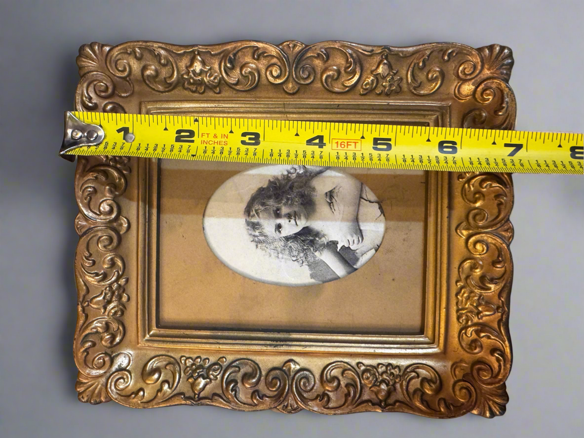 Vtg Edwardian Child Print csbh