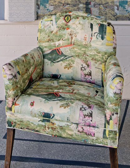 Norah Lovell -Designed Upholstered Chair Installation Piece