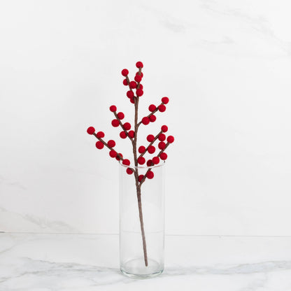 Green, Red & White Berry Stems 4 Assorted $6.50 ea $26 for 4