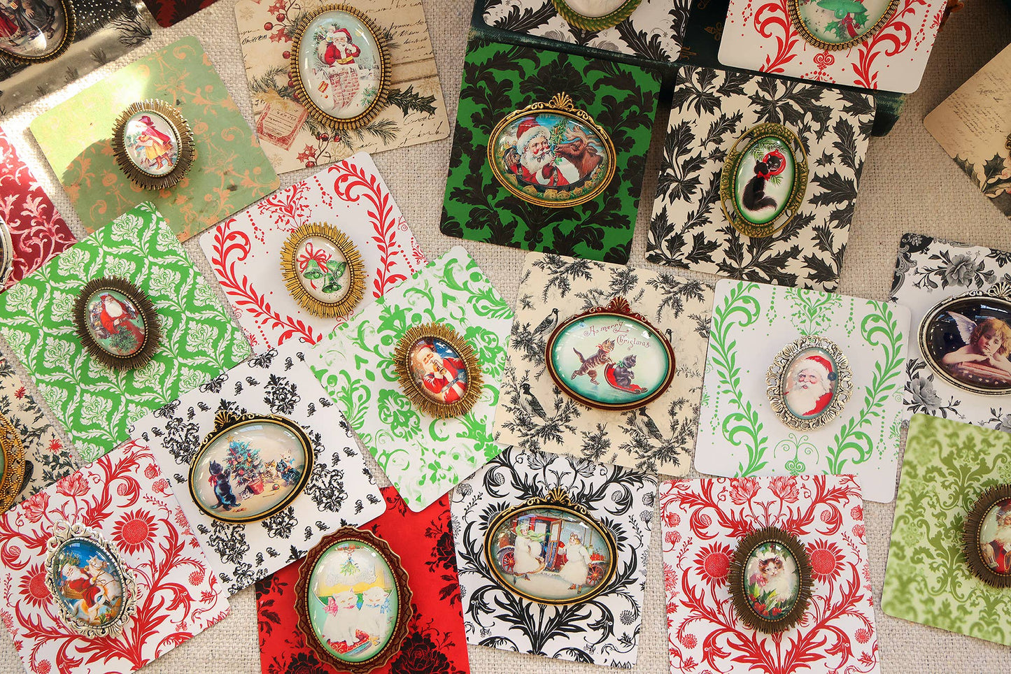 Vintage Christmas Brooch