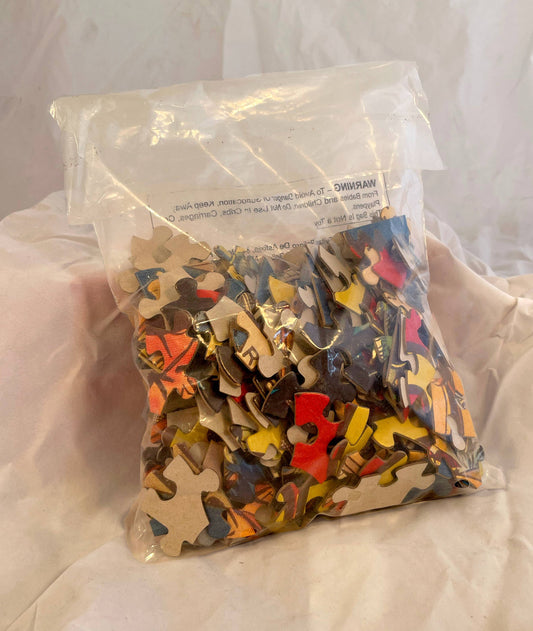 Vintage reproduction Comic Jigsaw Puzzle Police Cases!