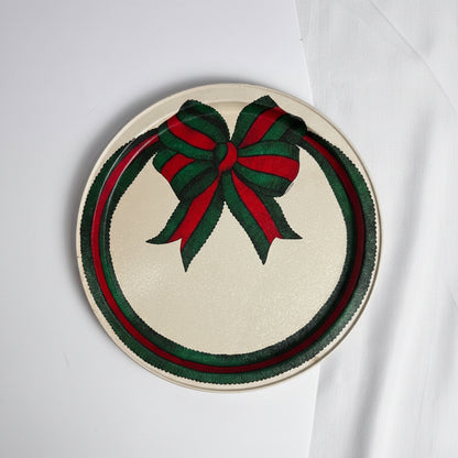 Vtg Cathey Holiday Tray CSBH