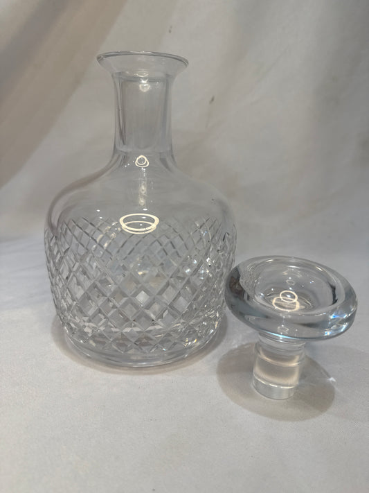 Vtg Lalique Crystal Decanter