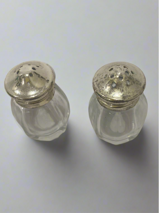 Mini SilverPlate S&P shakers csbh