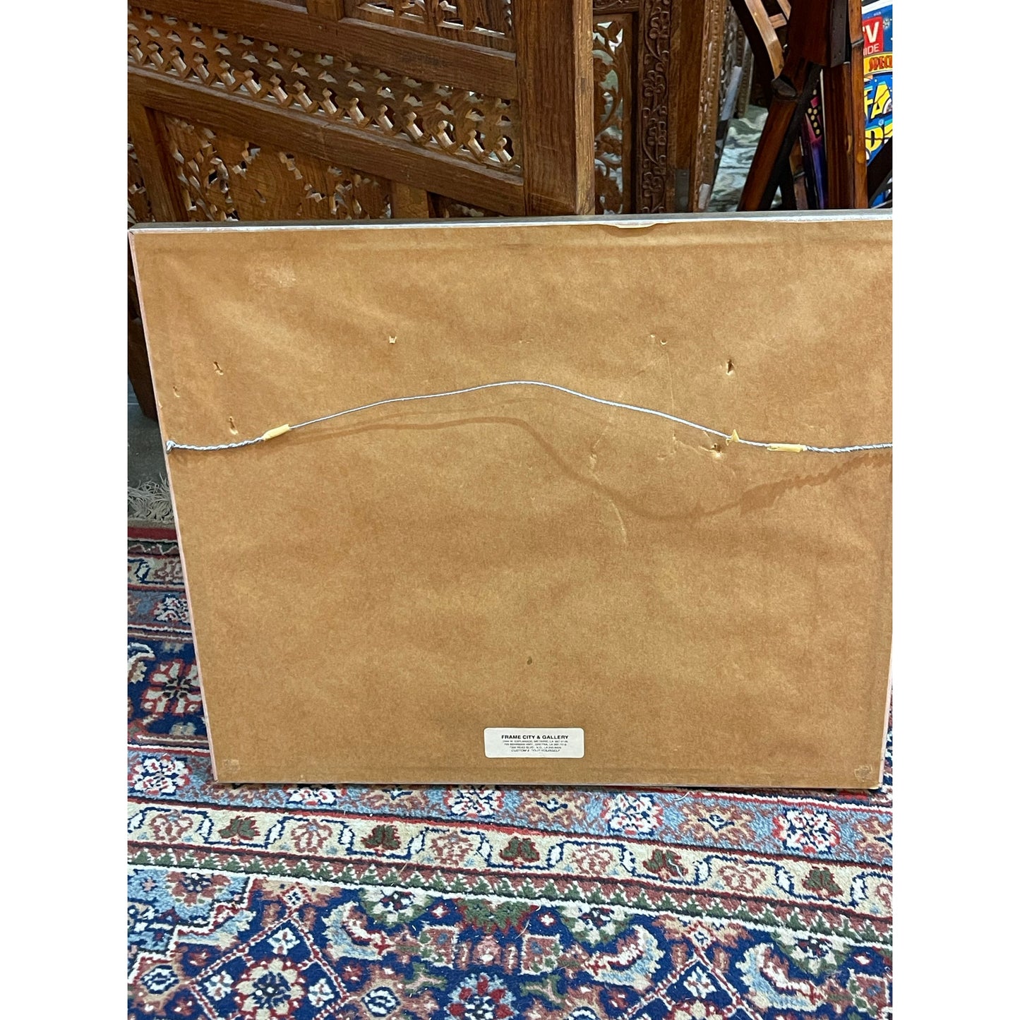 R. Budge pen and ink Voisin Plantation St. John Parish Louisiana framed wall art