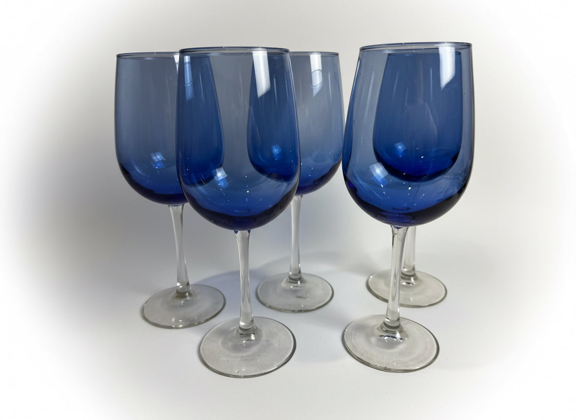 Vtg Blue Glasses (5) CSBH