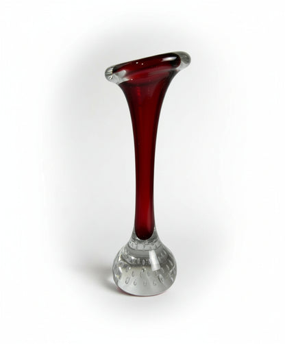 Vtg Red Bud Vase CSBH