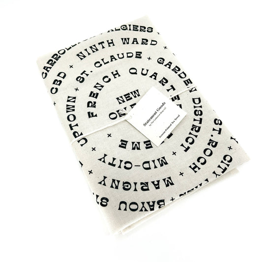 New Orleans Neighborhoods Natural Cotton Towel