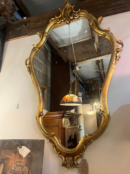 Vintage Louis XV Rococo Wall Mirror