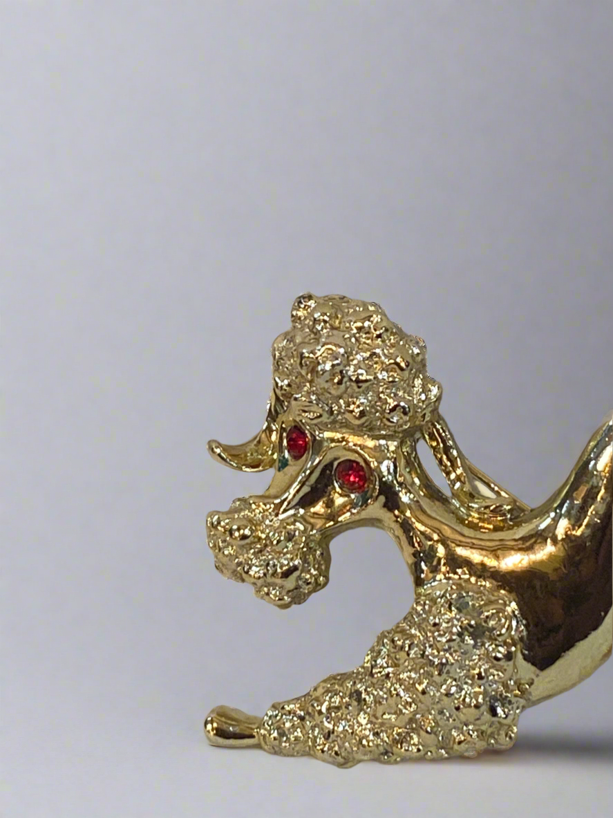 Poodle Dog Brooch Gerrys.  Csbh