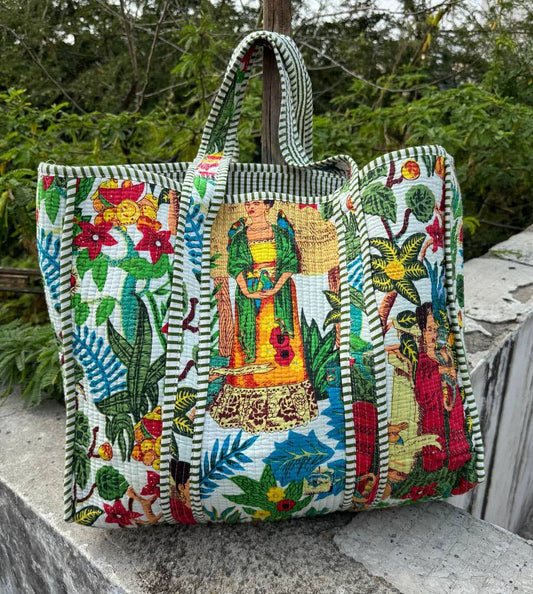 Frida Kahlo Quilted Bag