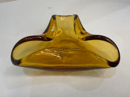 Le Smith Glass Co. #3311 Triangular Murano Ashtray