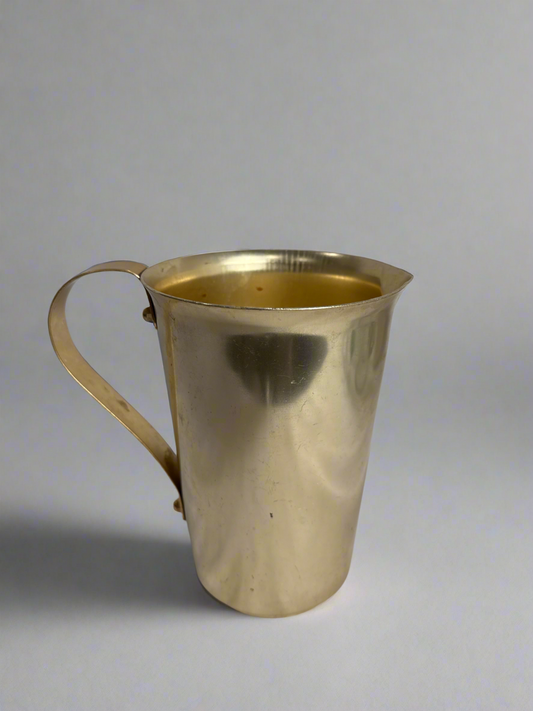Vtg Sunburst Brass Pitcher