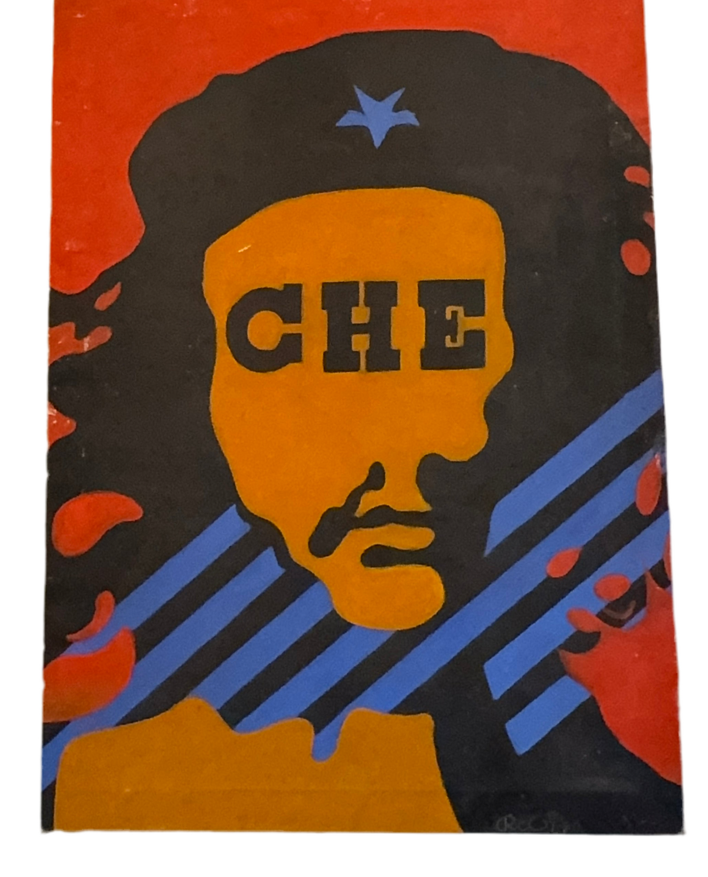 70’s painting of Che Guevara