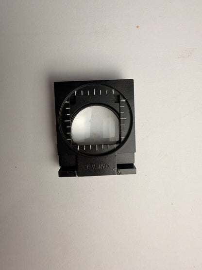Vintage Vantage Cinema Framing Glass Ground Glass Viewfinder Format Mask Accessory with Leather Pouch