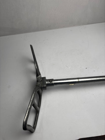 Vintage Adjustable Metal Golf Spectator Seat Stick - Folding Shooting Cane