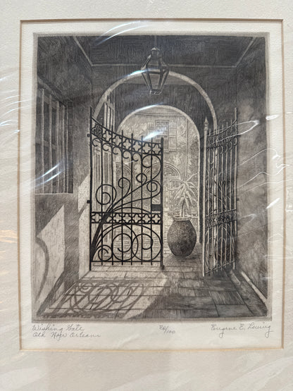 “Wishing Gate, Old New Orleans” E. Loving