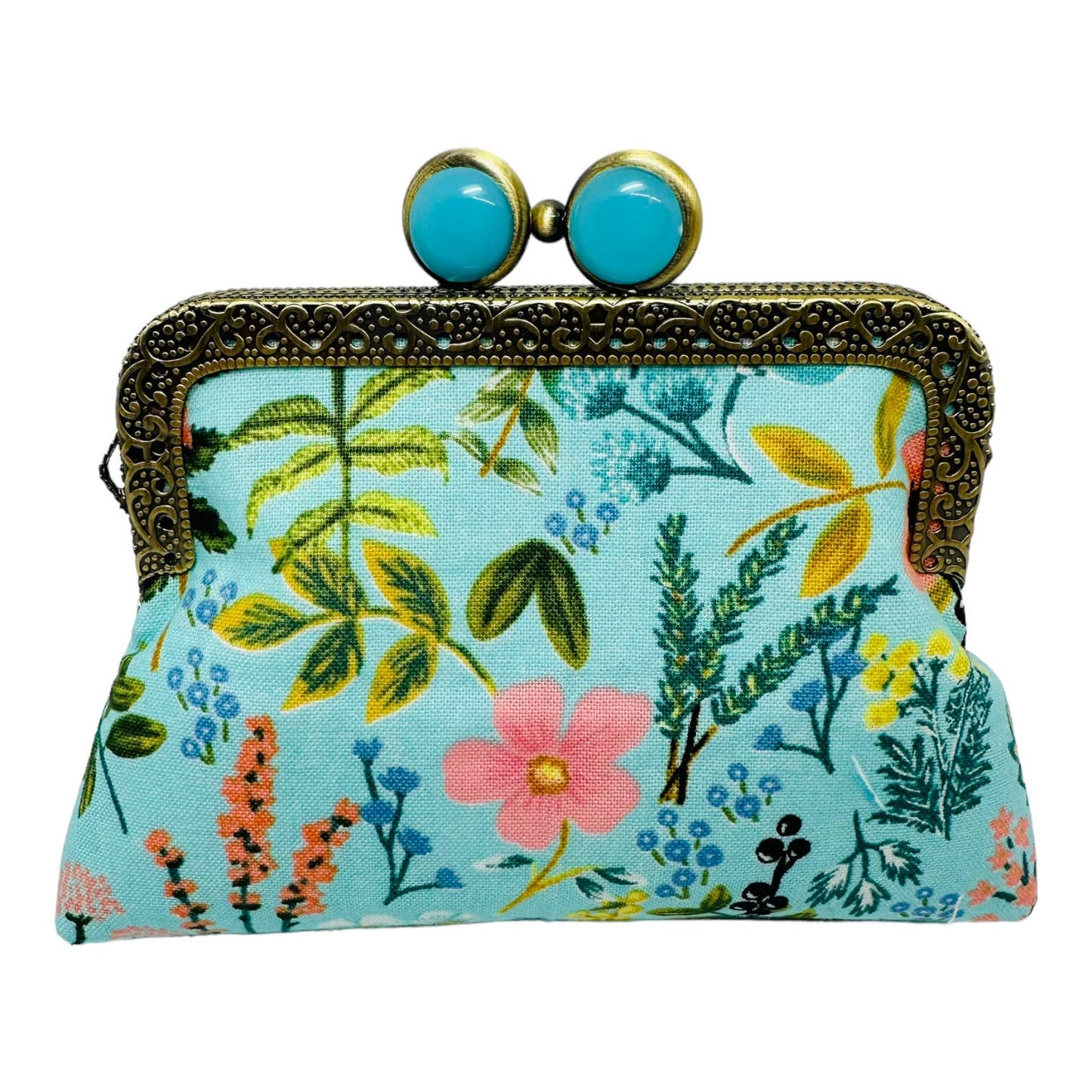 Kiki & Syds ON THE GO Credit Card Clutch - Herb Garden Mint