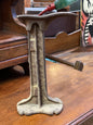 Vintage Cast Iron Cobblers Anvil with Child Size shoe form