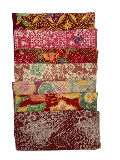 Batik Napkins-Varied color & pattern set/3
