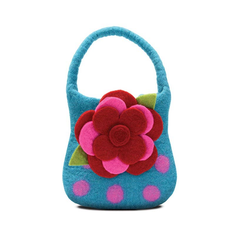 Flower Layers Polka Dot Bag