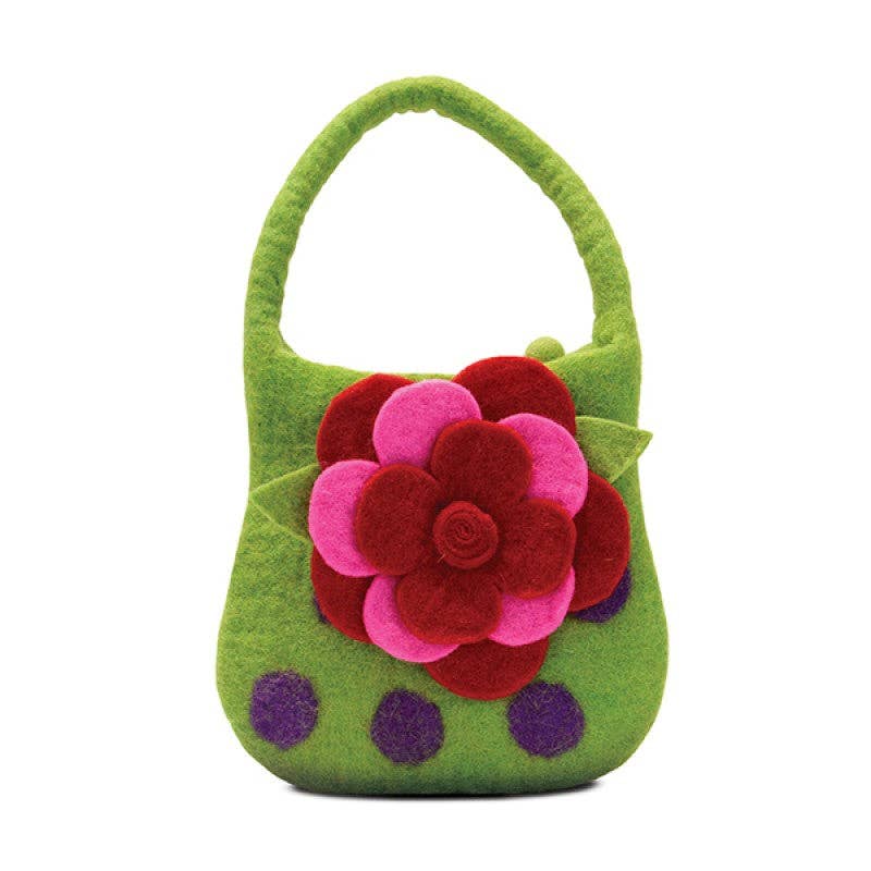 Flower Layers Polka Dot Bag
