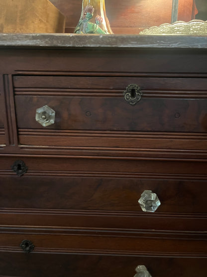 Victorian Marble Top Dresser