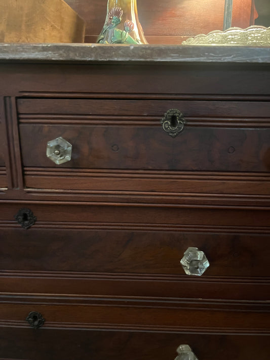 Victorian Marble Top Dresser