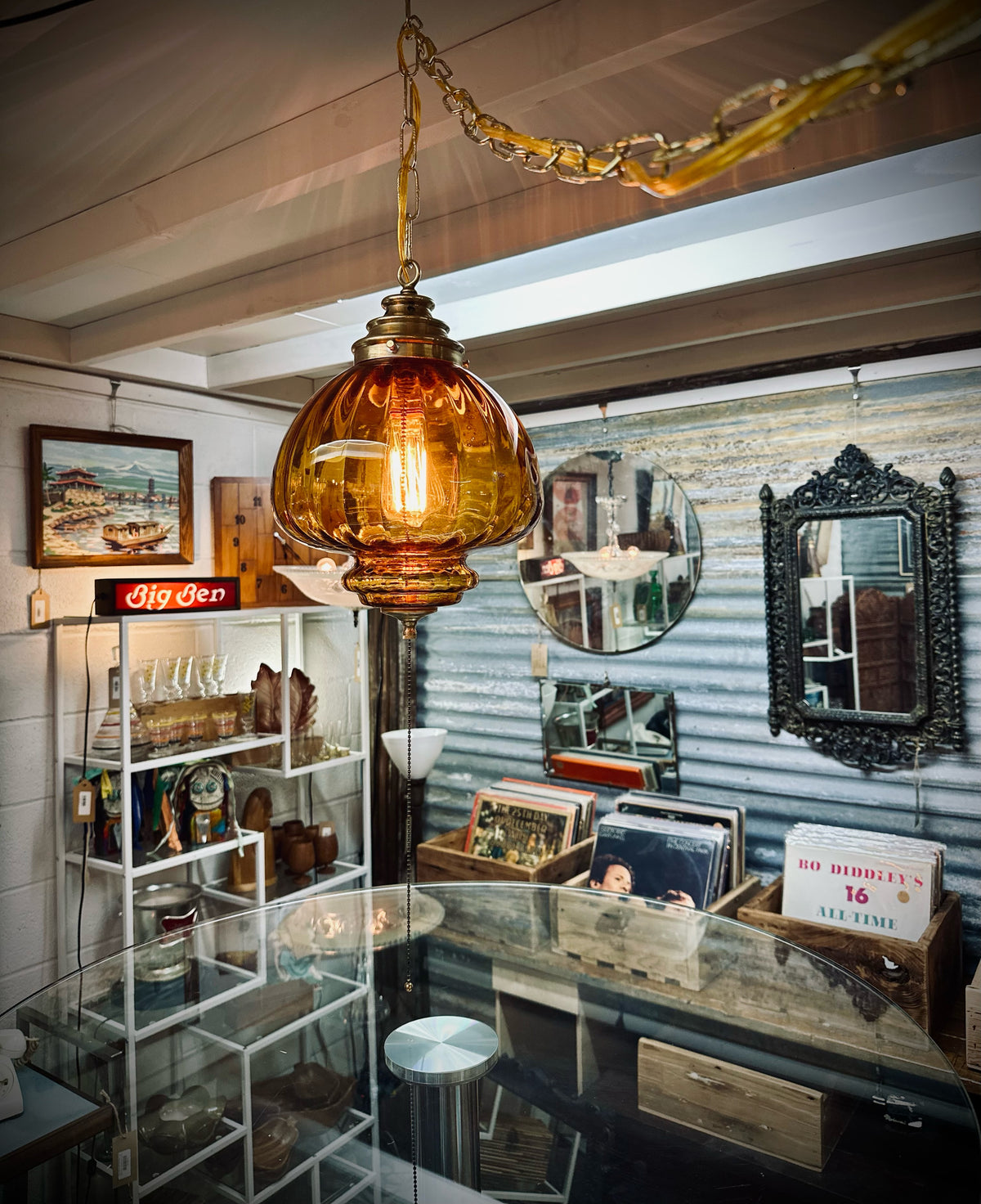“Shag” Vintage Swag Light