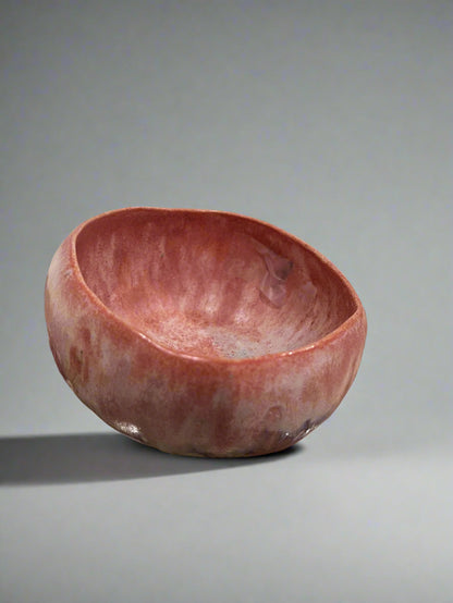Handmade Sagger Fired Ceramic Bowl