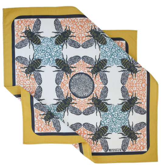 Honeybee Bandana - 100% Cotton