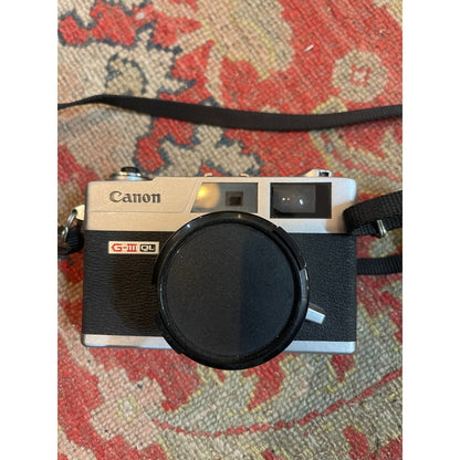 Vintage Canon Cononet QL17 GIII Chrome 35mm rangefinder camera- METER WORKS!
