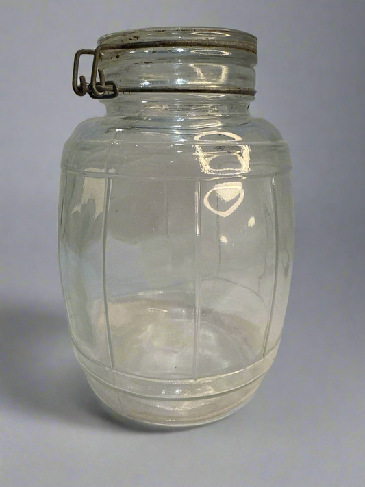 Vintage Hermetic Glass Storage Jar