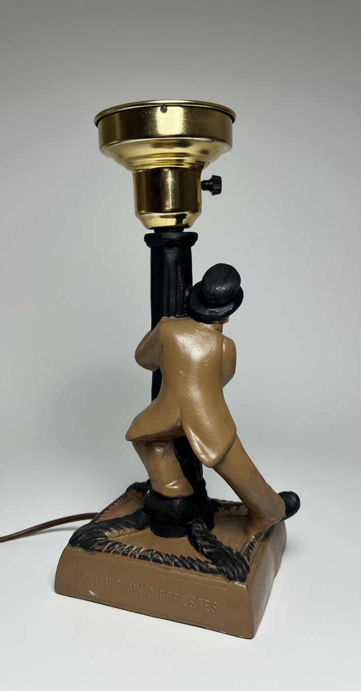 Vtg Charlie Chaplin Lamp CSBH