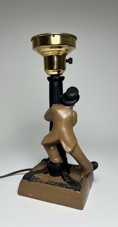 Vtg Charlie Chaplin Lamp CSBH