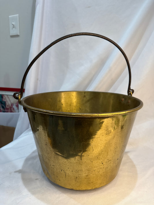 CSA Vintage Solid Brass Bucket