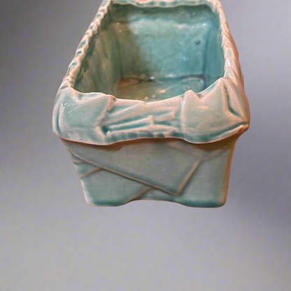 Vintage McCoy Pottery rectangular ceramic planter